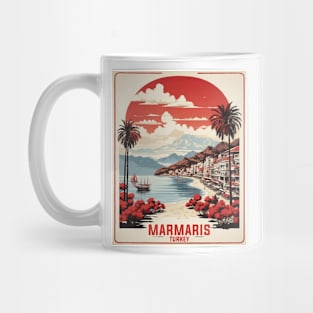 Marmaris Turkey Vintage Retro Travel Tourism Mug